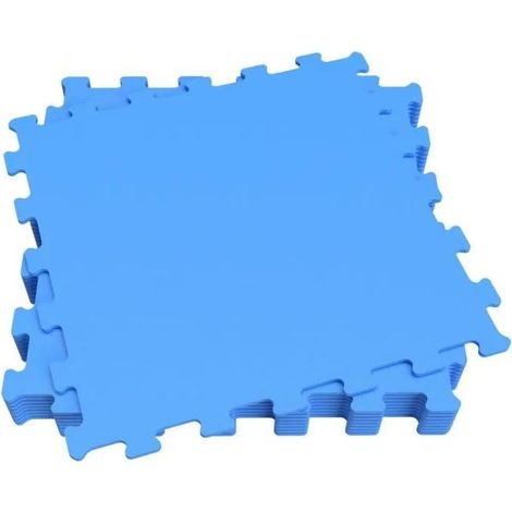Aktive Tappeto di Protezione Blu 146x146 cm Decorativo