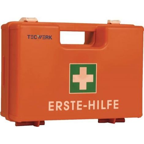 TECWERK Erste Hilfe Koffer BAUBRANCHE B260xH170xT110ca.mm orange TECWERK (1/3)