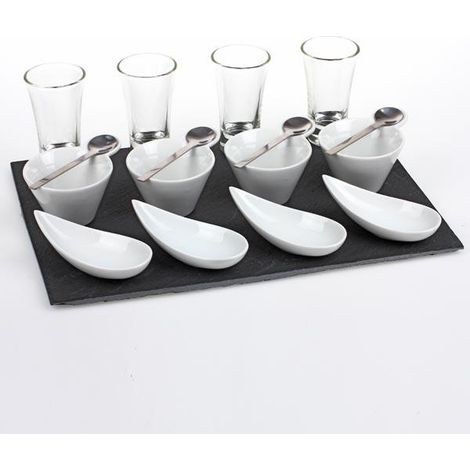 PLATEAU APERO ARDOISE 17 PIECES (1/5)
