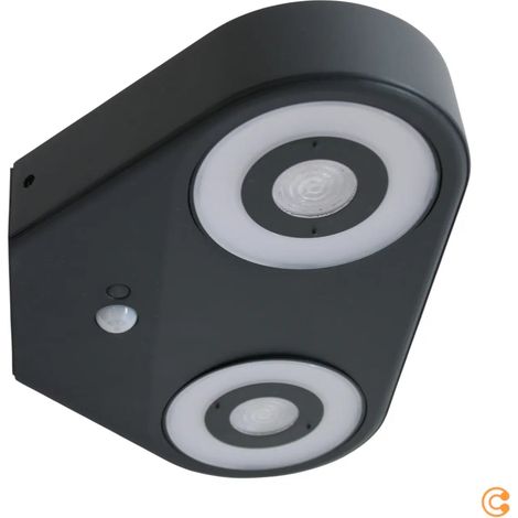 [GEBRAUCHT] B-Ware Paulmann Wandleuchte Außenleuchte Led Sensor Silma Anthrazit Bewegungsmelder