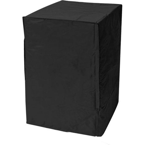 Housse de chaise de jardin - Protection pour mobilier de jardin - Polyester - Housse pour chaise pliante - Imperméable - 68 x 68 x 120 cm - Noir (1/5)