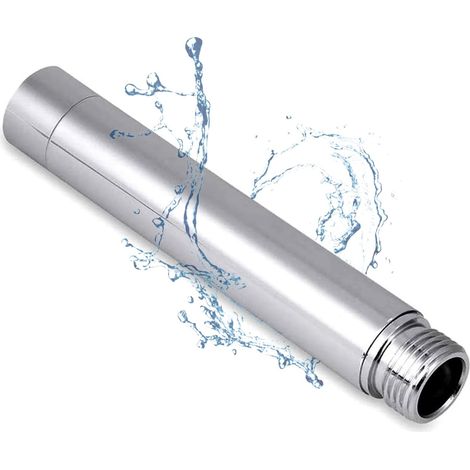 Tube d'extension de douche en acier inoxydable 6inch G1/2 pour salle de bain - Douchette à main - Tube supplémentaire pour pommeau de douche fixe (1/5)