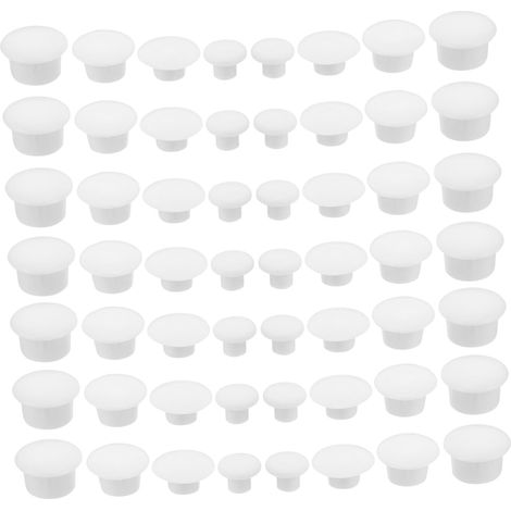 200 bouchons en plastique panneaux de meubles cache-vis couleur (1/5)