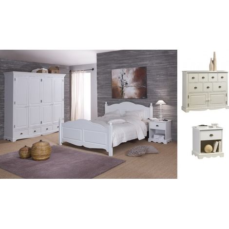 Chambre Blanche Complète Lit 140