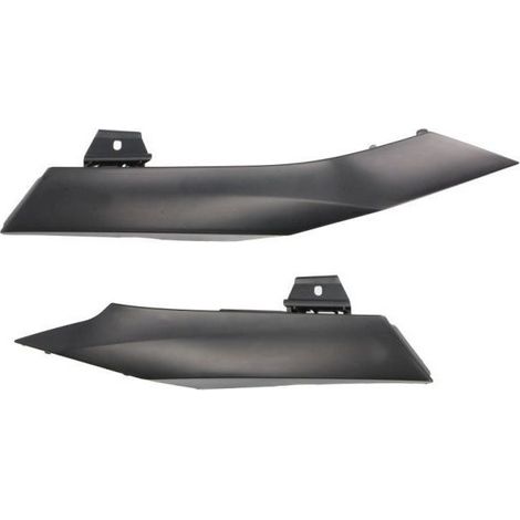 Moulures inférieures de pare-choc avant noires kit Peugeot 408 depuis 2022