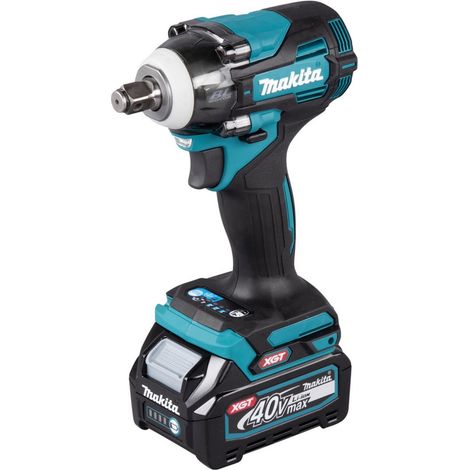 Makita Akku-Schlagschrauber TW004GD201 XGT, 1/2, 40Volt ,blau/schwarz, 2x Li-Ion Akku 2,5Ah, im MAKPAC Gr.2