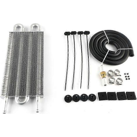 Kit de refroidisseur d'huile universel en aluminium à 4, 6 ou 8 rangées, radiateur d'huile pour transmissions automatiques automobiles, convertisseur de radiateur automatique/manuel TOC-1001 (1/5)