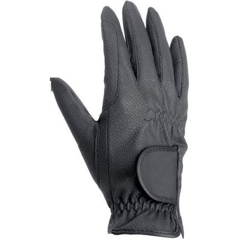 M, Bleu marine 09: Gants en cuir synthétique pour l'équitation adaptés à toutes les saisons
