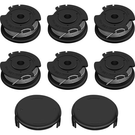 Bobine Pour Coupe Bordures Ø1,65mm F016800569/F016800385 Compatible Avec Les Bosch Lnclut 6 Bobines et 2 Capots de - (1/5)