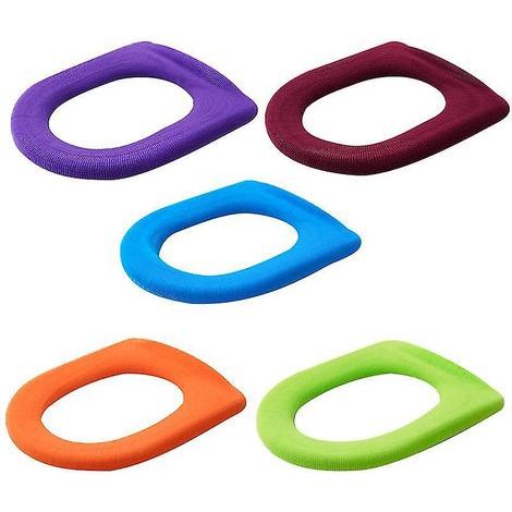 Housse de siège de toilette en fibre polyacrylique pour décoration (1/3)