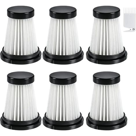 Lot de 6 filtres HEPA pour aspirateurs portables K12 / Pro K13 et Genius Invictus .0/2.0 - AquaForge (1/5)