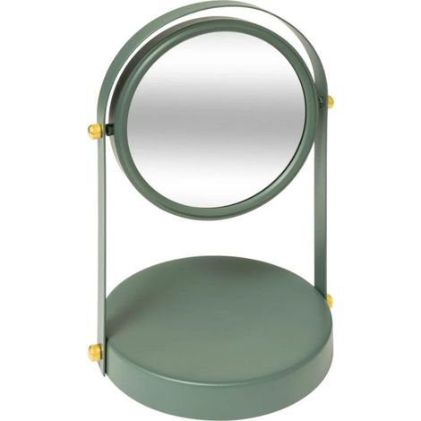 Miroir Pivotant Grossissant "Duo" 26cm Vert