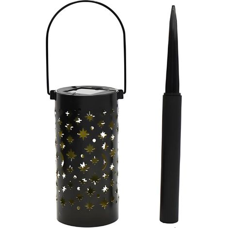 Lanterne Solaire - Lanterne LED Extérieure Sans Fil - IP65 - Suspension pour Jardin Terrasse Pelouse Porche - Décoration Extérieure - Lot de 1 (1/5)