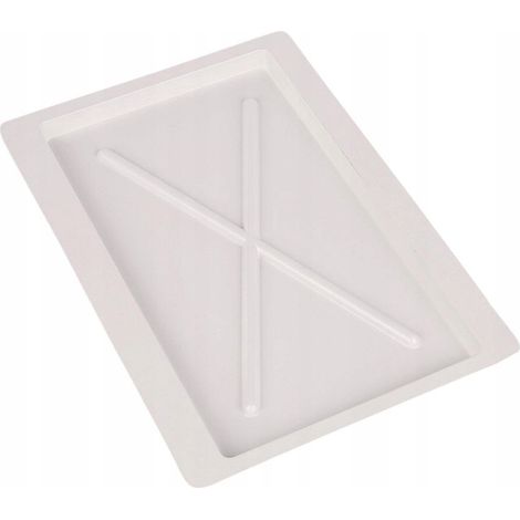 Vassoio per stendibiancheria, in plastica, bianco, 23x35,5 cm, 1 pz. (1/2)