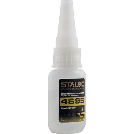 STALOC Sofortklebstoff 4S95  Sekundenkleber  extrem schnellhärtend  20 g