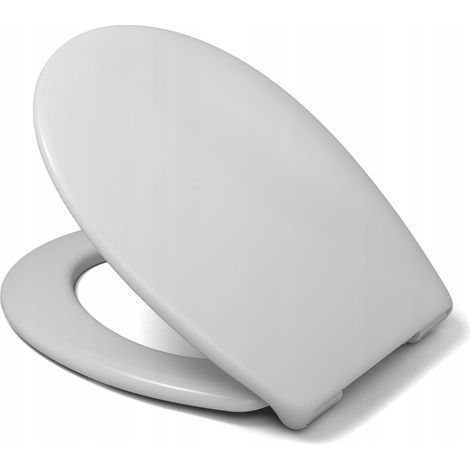 Cersanit  Lunette WC Universelle - 36 x 44 cm - Blanc Classique - Résistante et Écologique