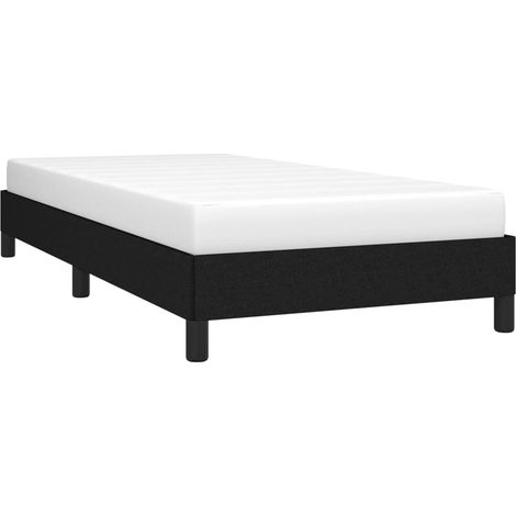 Giroletto senza Materasso Nero 80x200 cm Tessuto vidaXL