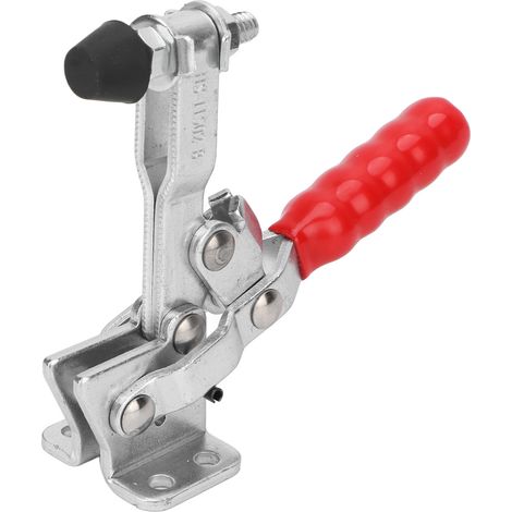 Pince à genouillère robuste et durable en métal, facile à utiliser, sûre et polyvalente, pour machines à bois et soudure. (1/5)