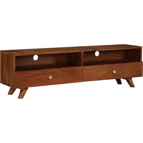 Meuble TV pour Salon - Armoire TV Bois de récupération solide 140 x 30 x 40 cm BV846915 - BonneVie (1/5)