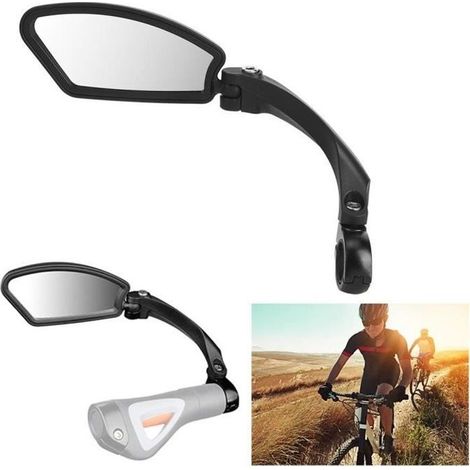 Rétroviseur pliable - CHE - Acier inoxydable - Rétroréflecteur - Fixation solide (1/4)