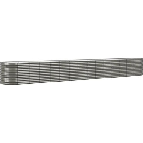 Maison Exclusive - Hochbeet Pulverbeschichteter Stahl 620x80x68 c (1/5)