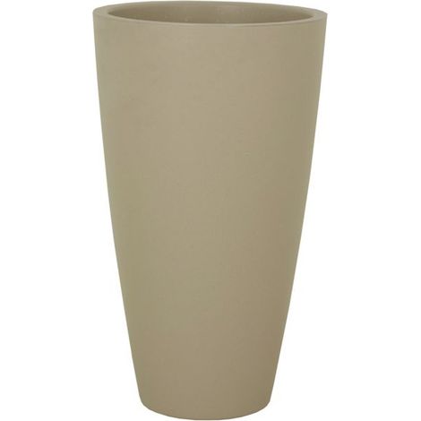 Maceta alta Havana natural H 70 cm - Taupe Lin