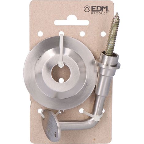 Supporto per rampa con picchetto in ottone nichelato e cromato