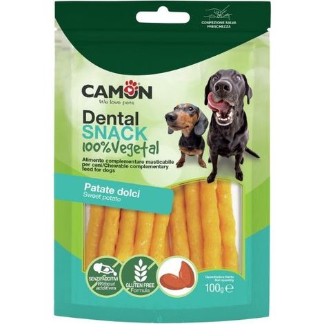 Camon Bauveg Snack 100% Vegetal con Patate Dolci da 100 gr