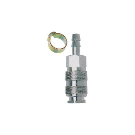 Mecafer - Coupleur cannelé tuyau 6x11 + collier
