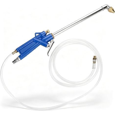 Pistolet Nettoyage Moteur Pneumatique, Dégraissant Buses Kit Corps Aluminium Robuste Pour Huile Et Graisses Tenaces. Résout Nettoyage Compartiment Moteur Et Châssis (1/5)