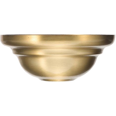 Petit embout de lampe en laiton, arrondi et robuste, pour base de lampe. Embout de remplacement pour luminaire. (1/5)