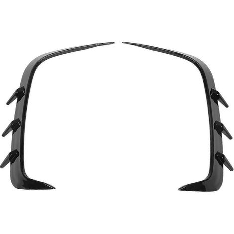 2 pièces Spoiler de pare-chocs arrière Noir brillant Cache de prise d'air inférieure Cadre de garniture pour BMW Série 4 G22 G23 M Sport (1/5)