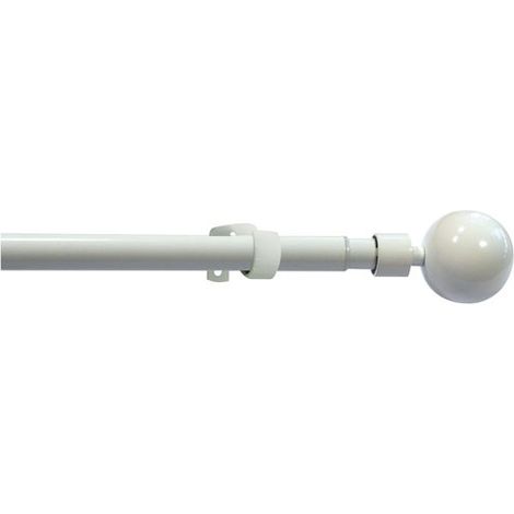 Kit ø19/16 Extensible 1m20/2m10 Bola Orlando Blanco Brillante - Mobois