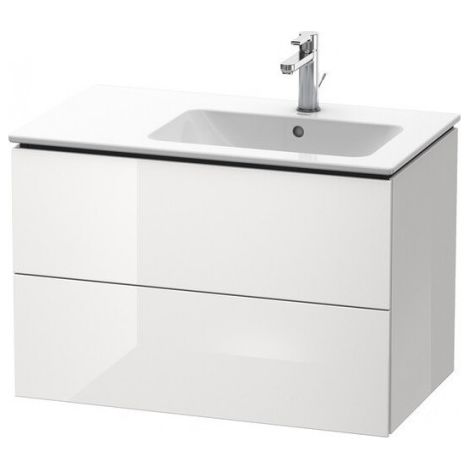 Duravit L-Cube Meuble sous-lavabo suspendu, 2 tiroirs, vasque à