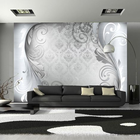 Fotomurale - Gray ornament - 400x280 (1/4)