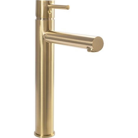 ROBINET DE LAVABO REA TESS BRUSH GOLD HAUT (1/5)
