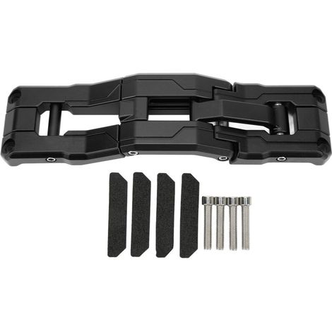 Foldable Car Door Step, Aluminium Alloy Roof Step for Car Safety Replacement for JK JKU JL JLU 2007-2021 (BLACK) (1/5)