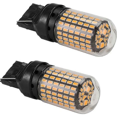 2x 7440 Canbus Superhelle fehlerfreie LED-Lampe T20 W21W 144 SMD für Rückfahrscheinwerfer, Blinker, Edition 0708