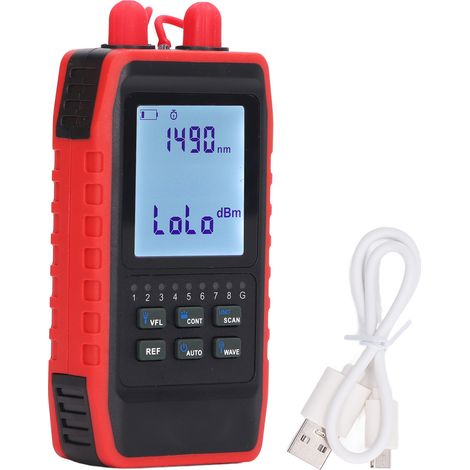 Testeur de puissance optique NOYAFA, détecteur industriel portable rechargeable mini pour fibre optique (1/5)