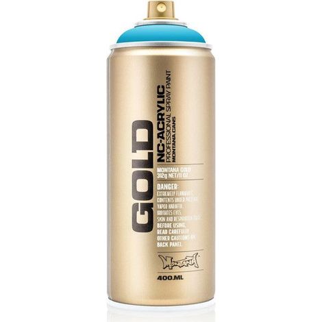 Bombe de peinture - Gold - Acrylique - Bermuda - G5030 - 400ml - Montana Cans