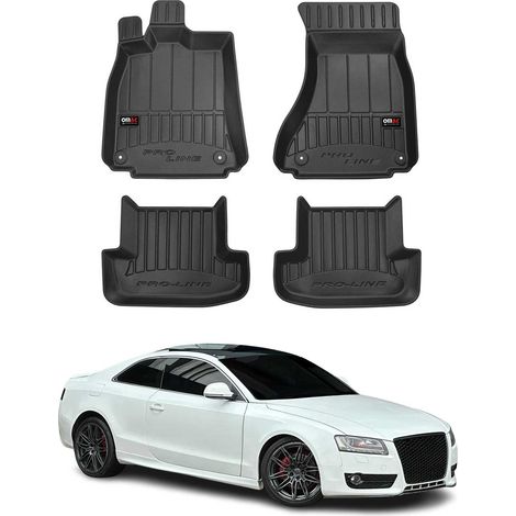 OMAC Tapis de Sol Caoutchouc Compatible avec Audi A5 8T3 8F7 Cabrio Coupé 07-17 Premium (1/5)