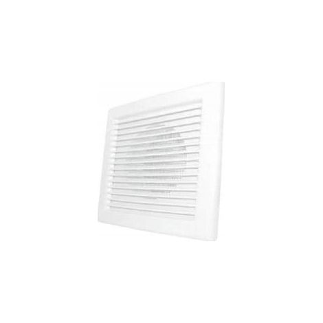 Grille de ventilation Lux DL/100 RW 175 x 175 mm - Blanche - Élégante et durable - Protection anti-insectes (1/2)