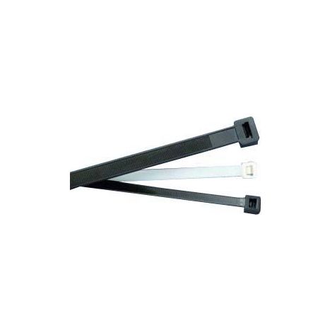 (7,6X370) BRIDAS DE NYLON NEGRA (100U) - INDEX