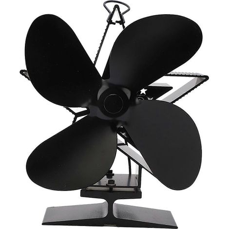 4-Blatt-Ofenlüfter mit Wärmeantrieb, hohe Temperaturbeständigkeit, geringe Geräuschentwicklung, thermodynamischer Holzofen