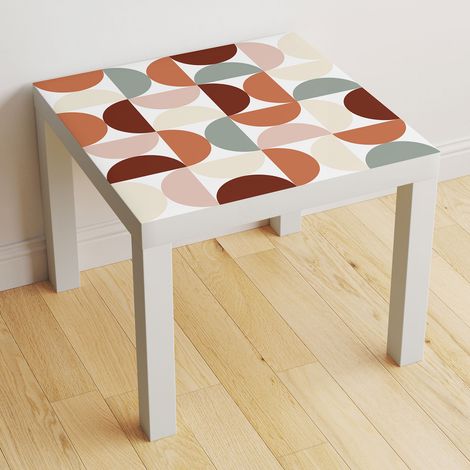 Stickers pour table - Motif Géométrique - 120x120 cm - Adhésif BRILLANT (1/2)