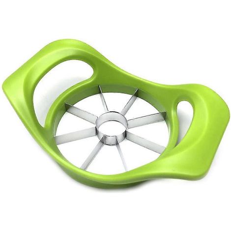 Trancheuse pommes en acier inoxydable 18,7 x 12 cm (8 pices, vert), Gadgets de cuisine (1/5)