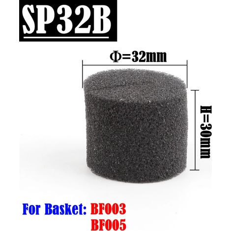 (SP32-Noir-Q50) 50 éponges hydroponiques de qualité supérieure pour la culture hors-sol de fleurs et de légumes en intérieur, pour la culture hydroponique en panier. (1/4)