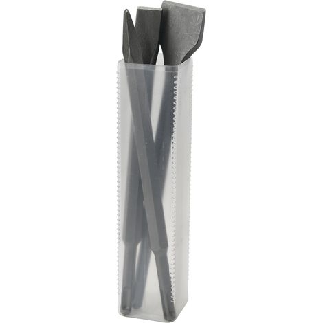Makita – Kit de démolition SDS-PLUS 250mm – Accessoire pour perforateur – Pointeur, ciseau et spatule inclus – Pour béton armé et maçonnerie
