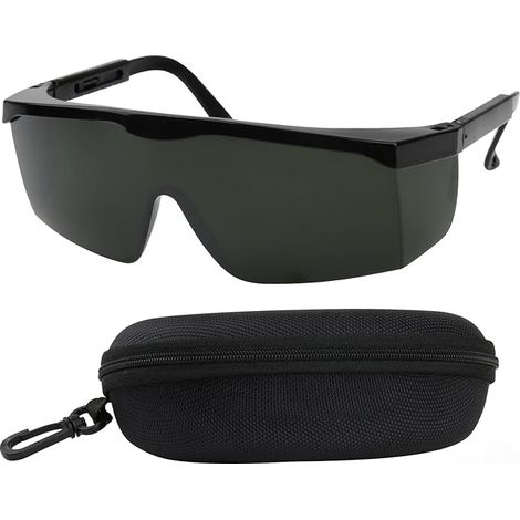 Lunettes de Protection Laser et Lumière Pulsée, Lunettes de Sécurité Laser, Lunette Protection UV, Lunette de Protection Travail pour Epilation au Laser et Lumière Pulsée (1/5)