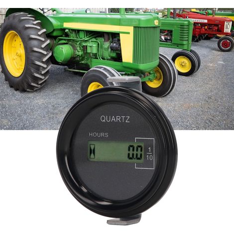 Minuteur électronique LCD à télécommande, 12V-36V, pour tracteurs, mini-motoculteurs, repiqueuses de riz, broyeurs de bois, excavatrices, minuteries industrielles, affichage numérique, minuterie cumul (1/5)